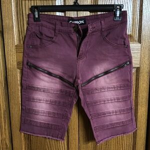 Men’s Carbon Burgundy Shorts - size 28
